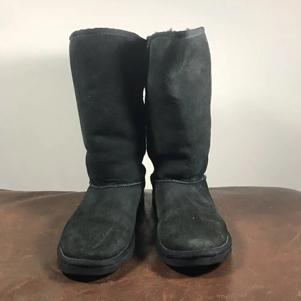 ✅Ugg Tall Classic Black Winter Boots